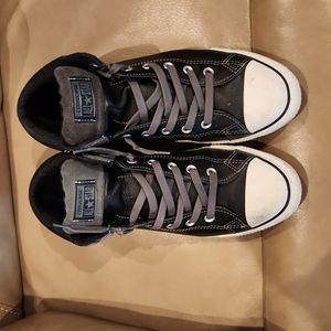 Men's Leather Converse mid-top sneakers